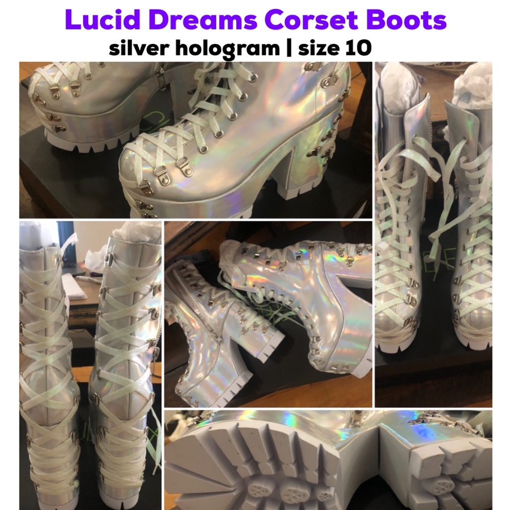 Lucid Dreams Corset Boots